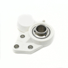 Durable White Flange Pillow Block Bearing Sucfb205-16 PBT POM Plastic Housing