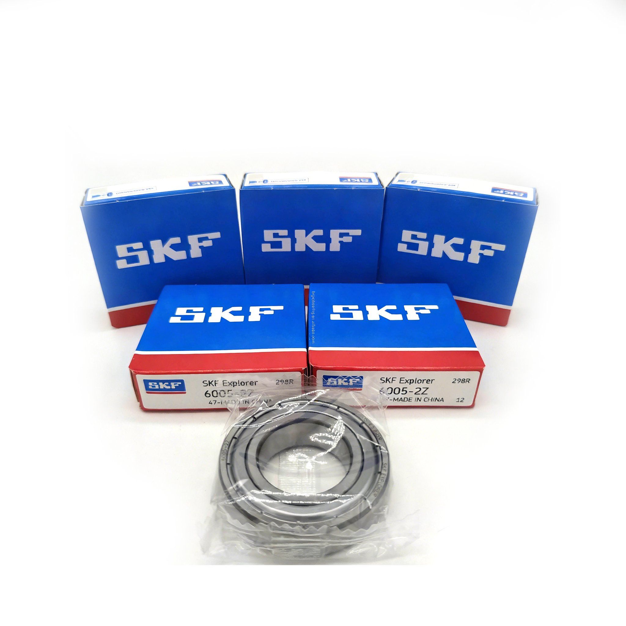 High Rotation Accuracy 6005 6006 SKF Deep Groove Ball Bearing Electronic Equipment