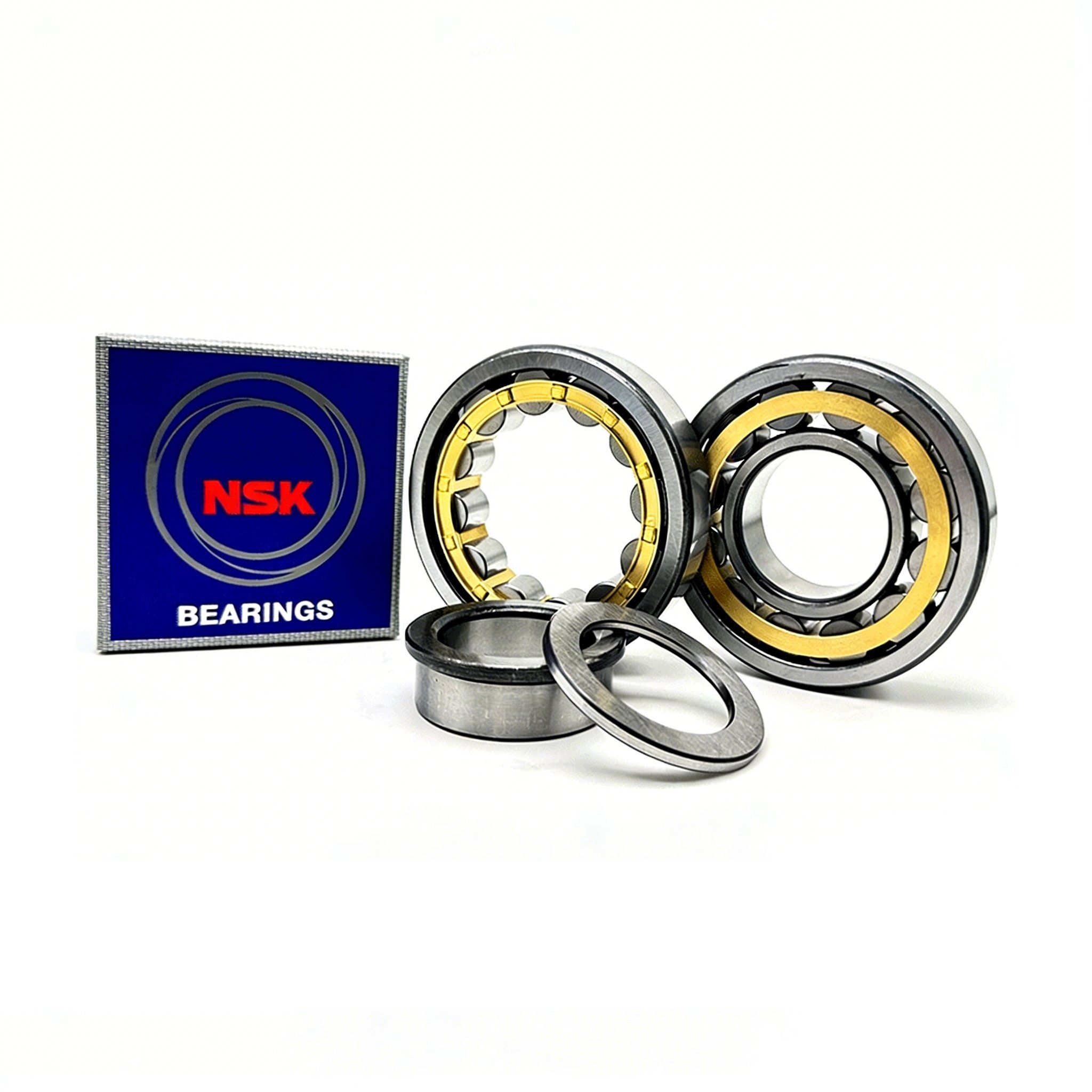 Reliable Quality Heavy Duty Chrome Steel NSK Nj210 Nj211 Cylindrical Roller Bearing for Industrial Machines Factory Supply