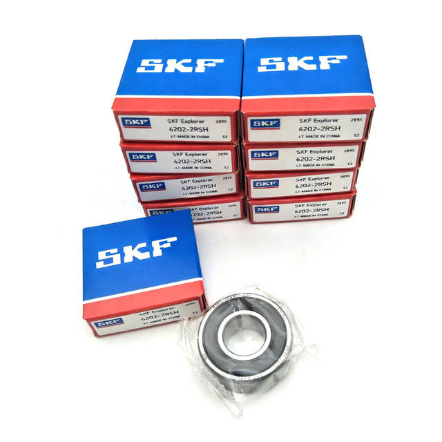 SKF/NSK Brand Deep Groove Ball Bearing 6202 6301 6302 6303 Low Noise Durable