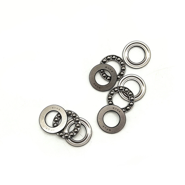 Industrial Grade Thrust Ball Bearing 51103 Chrome Steel Material