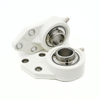 Durable White Flange Pillow Block Bearing Sucfb205-16 PBT POM Plastic Housing