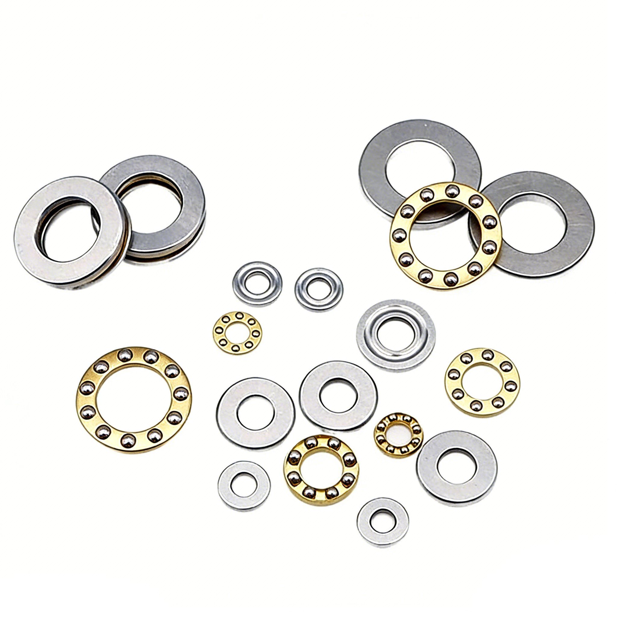High Speed F8-16m F10-18m F12-21m Miniature Thrust Ball Bearing for Precision Instruments